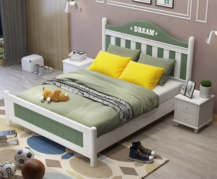 Kids Bed Modern Bedroom Furniture Set Frame Room Single Children Bed