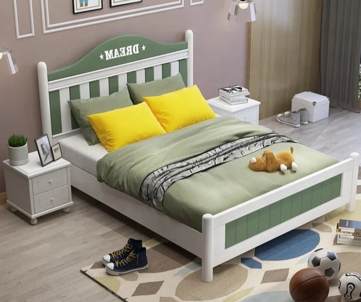 Kids Bed Modern Bedroom Furniture Set Frame Room Single Children Bed