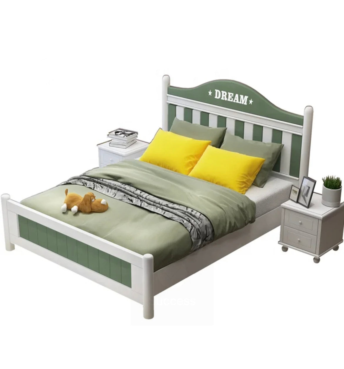 Kids Bed Modern Bedroom Furniture Set Frame Room Single Children Bed