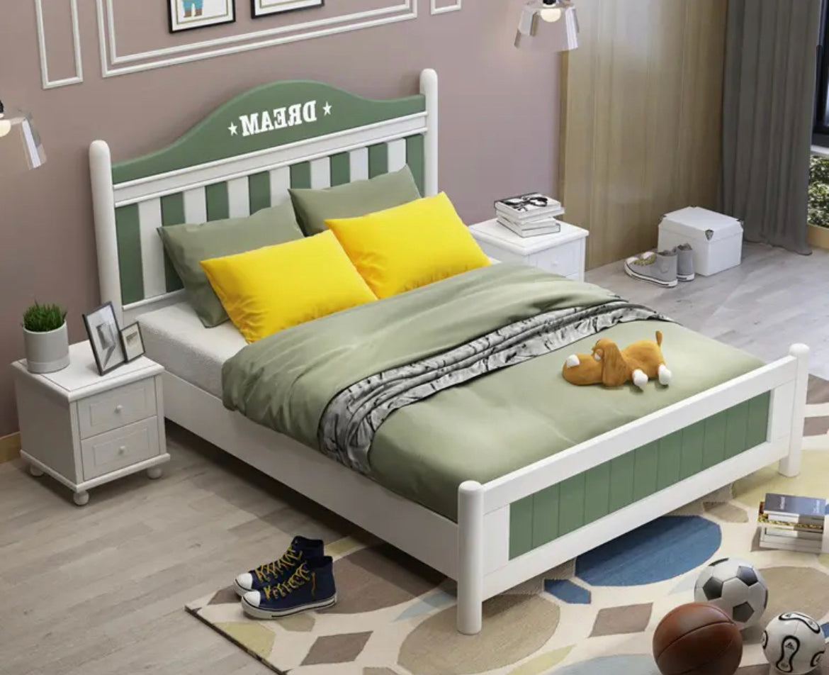 Kids Bed Modern Bedroom Furniture Set Frame Room Single Children Bed