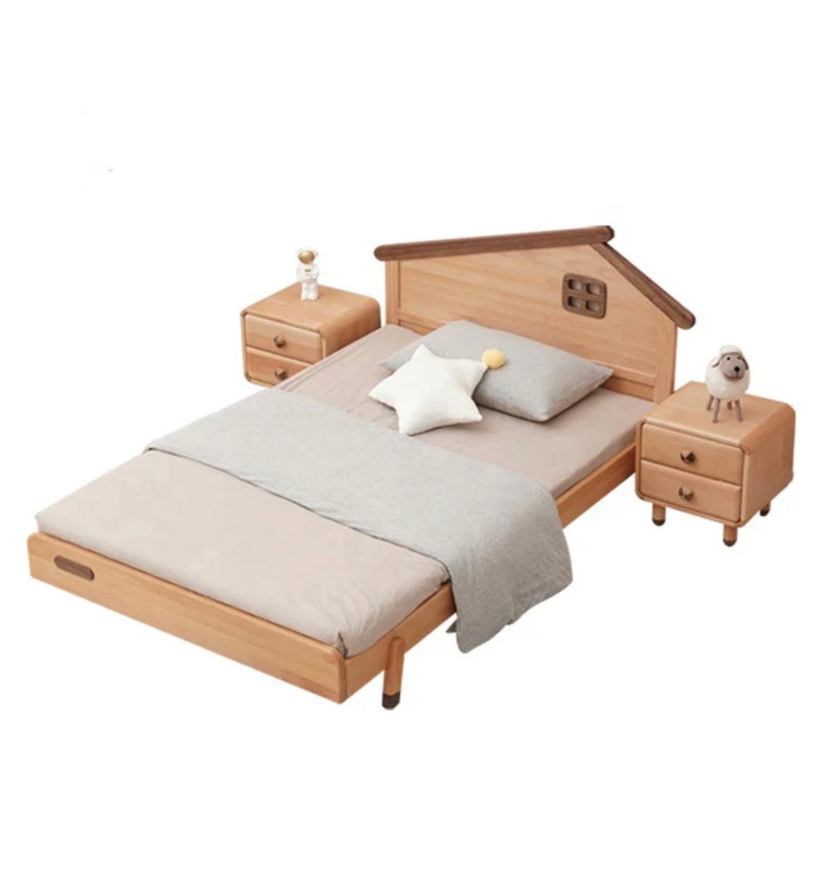 Kids Bed American Bedroom Furniture Style Environment Natural Color Kids Bed