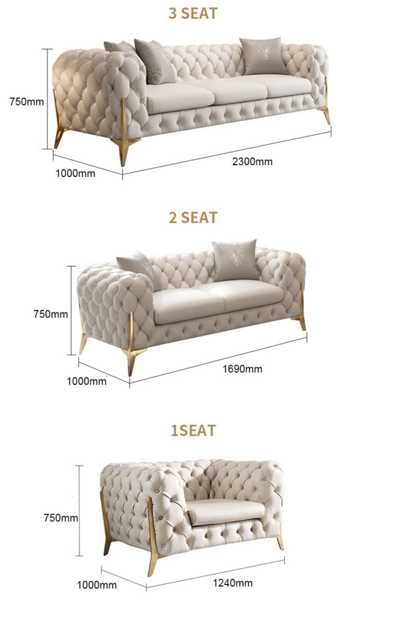 Sofa New Arrive Modern Italian Design Luxury Style Home Furniture U Shape Leather Sofa Set