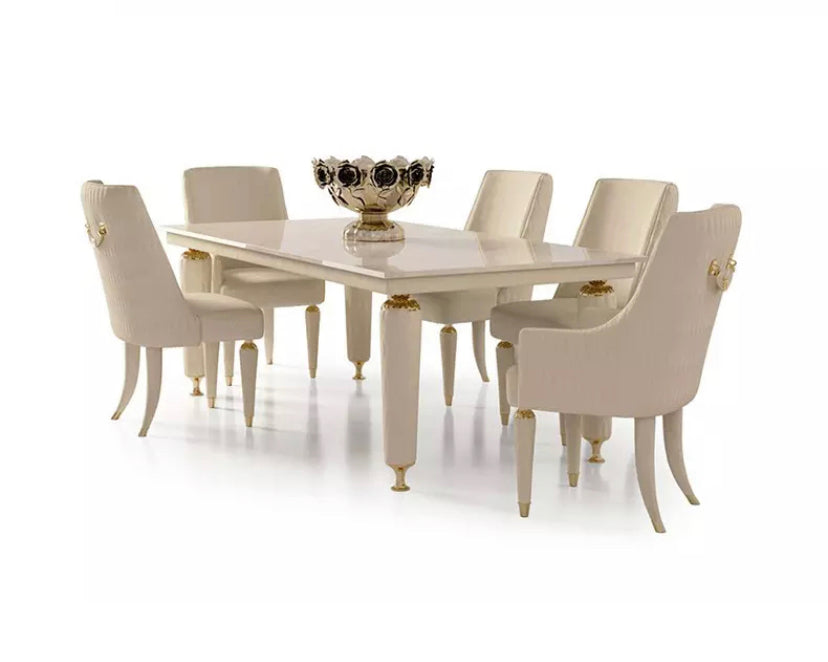 Dining Table Luxury Design Italian Antique Dining Table With Chairs Esstisch Set 