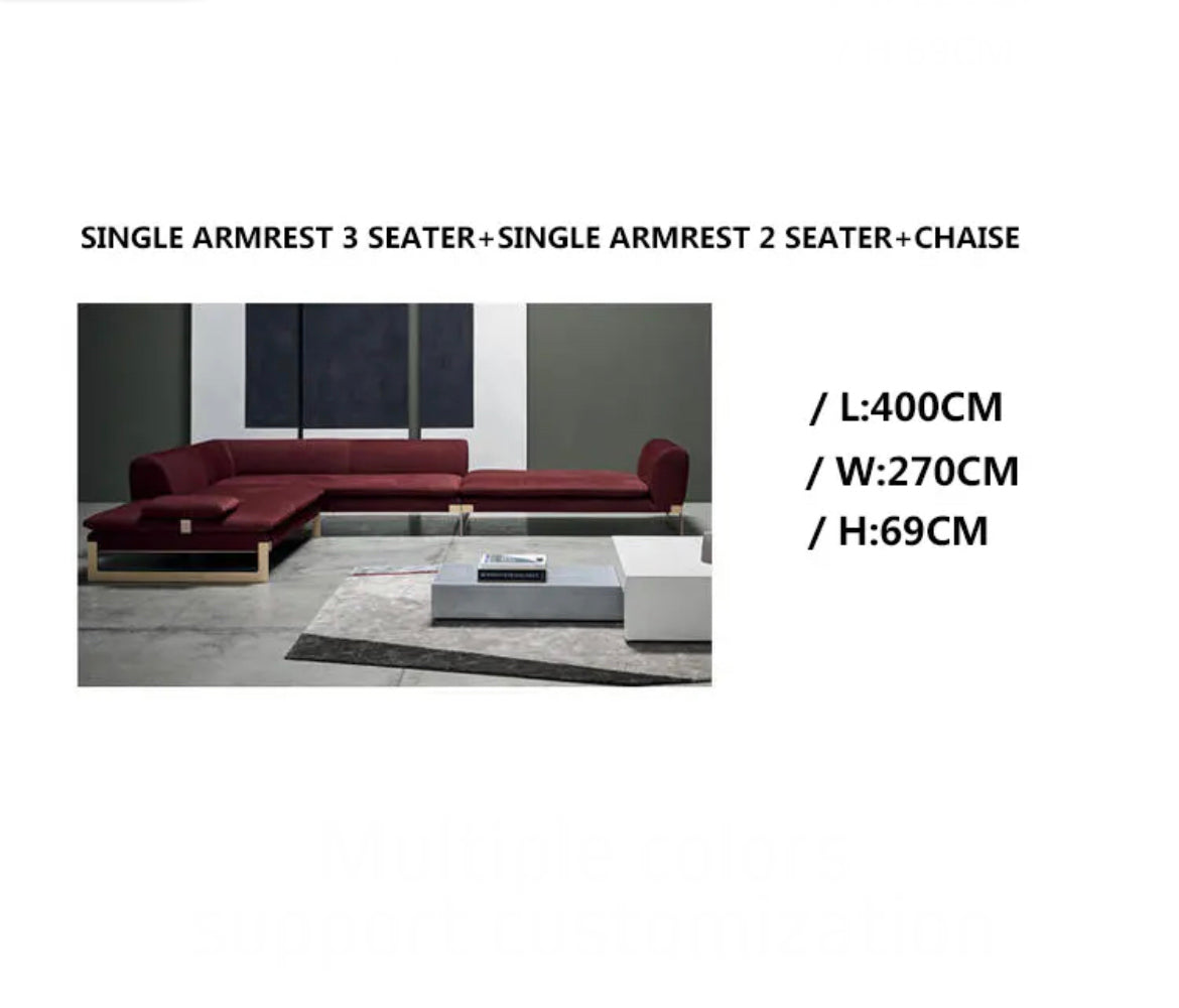 Velvet Sofa Set Scandinavian Modern High End Sectional Couch Living Room Furniture Sofas 