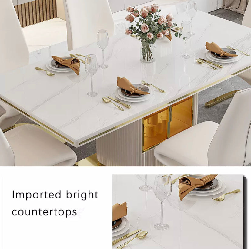 Dining Table Modern Minimalist Light Luxury Living Room Furniture Esszimmertisch