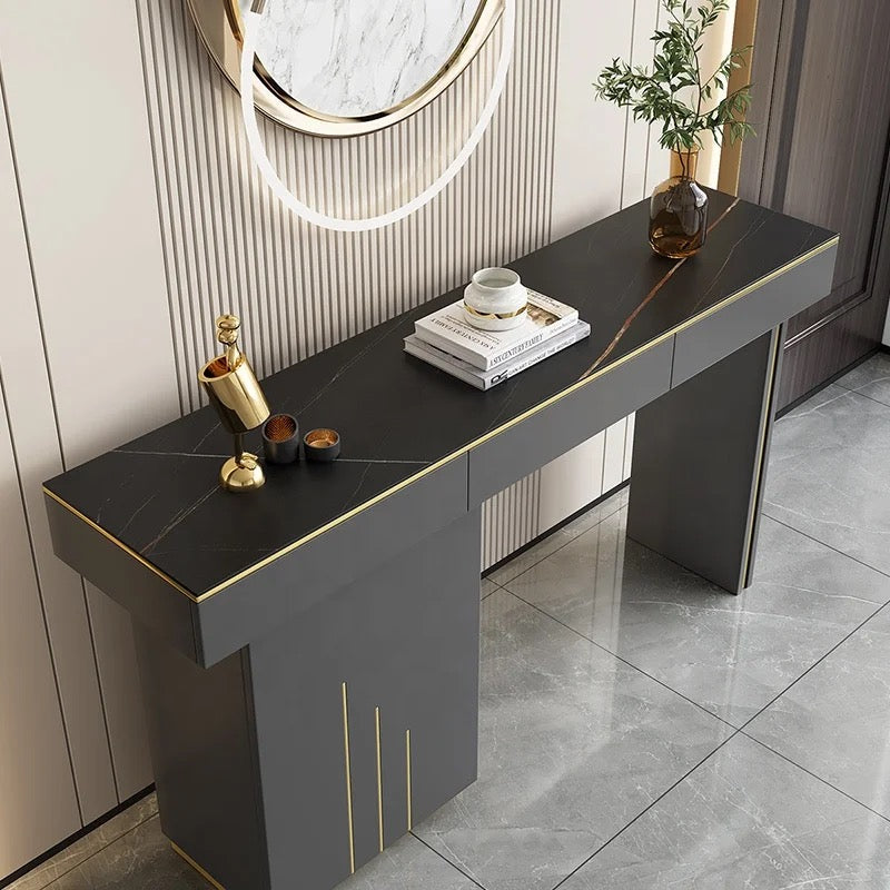 Consoles Wall Table Living Room Furniture Simple Modern Nordic Design Black Gold Porch 