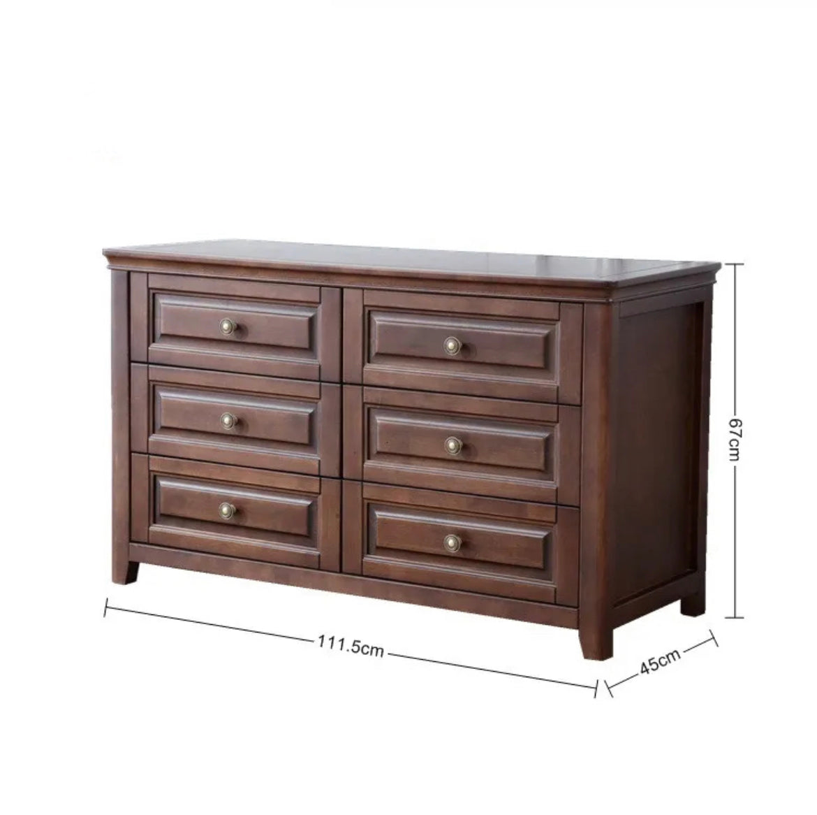 Cabinets American Rural Style Storable Living Room Furniture Solid Wood Cabinets