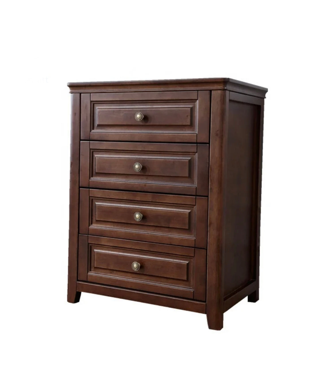 Cabinets America Rural Style Storable Walnut Color Living Room Furniture Solid Wood Cabinet