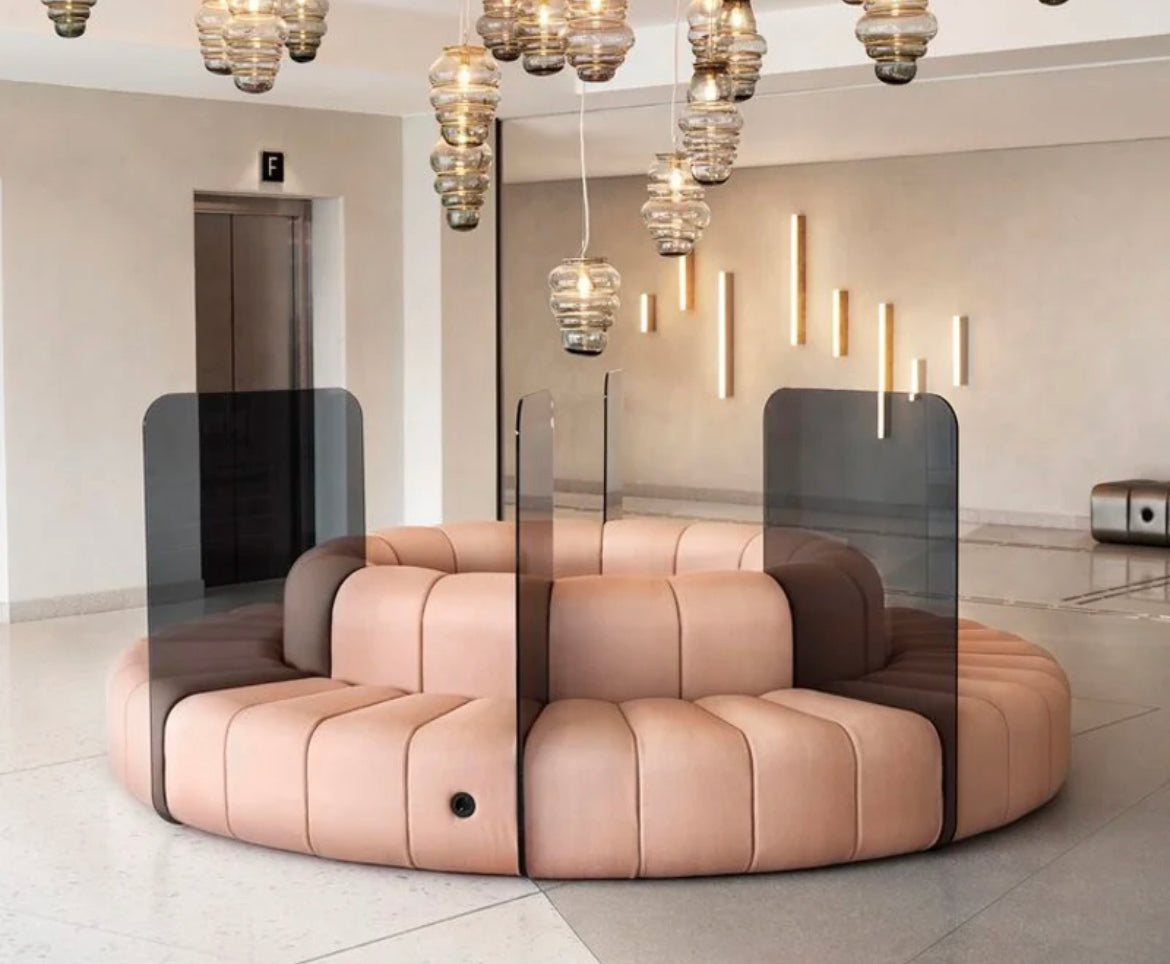 Modern Design Couches Commercial Furniture Hotel Mall Lobby Furniture Luxury Office Hotel Waiting Room Sofa Set