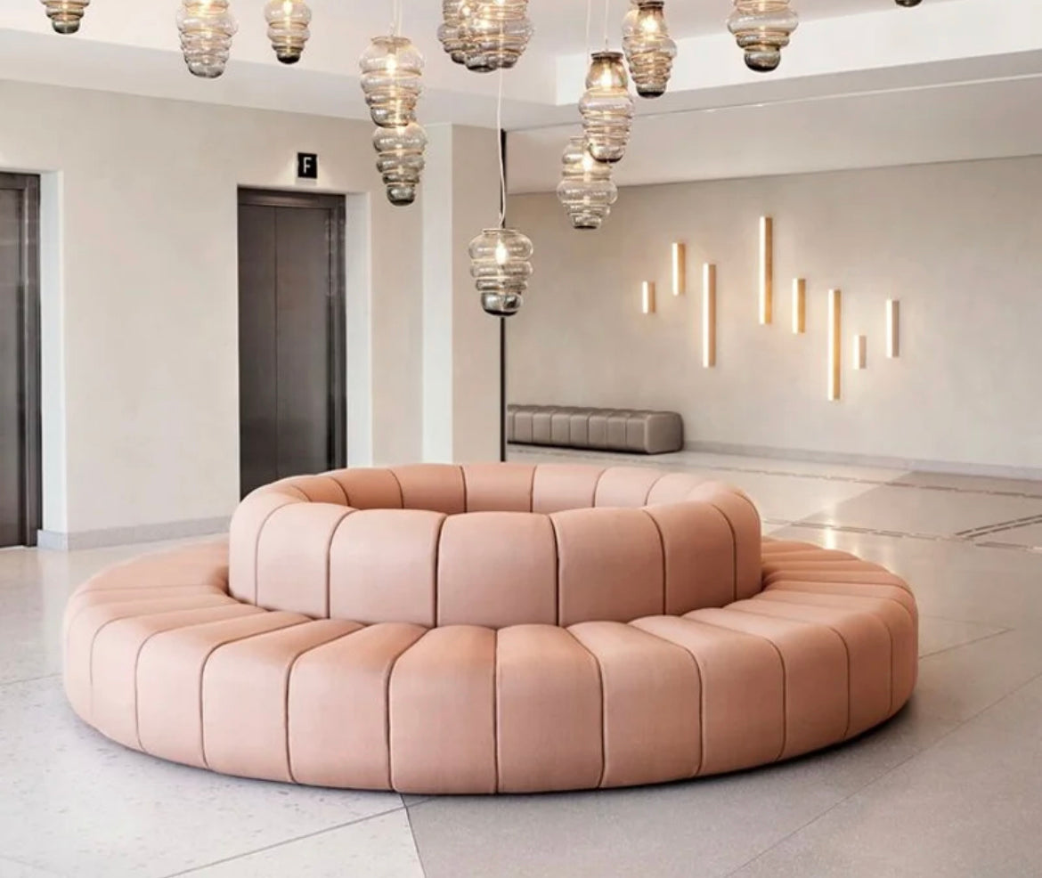 Modern Design Couches Commercial Furniture Hotel Mall Lobby Furniture Luxury Office Hotel Waiting Room Sofa Set