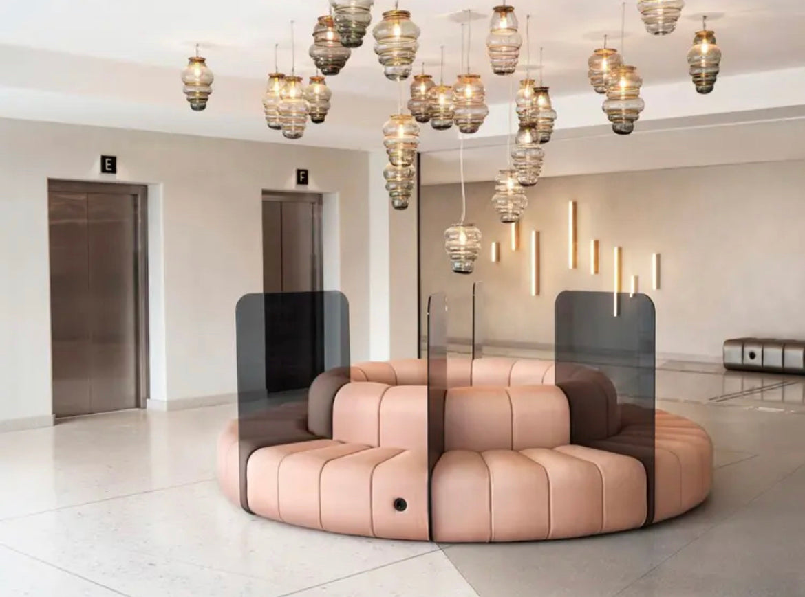 Modern Design Couches Commercial Furniture Hotel Mall Lobby Furniture Luxury Office Hotel Waiting Room Sofa Set