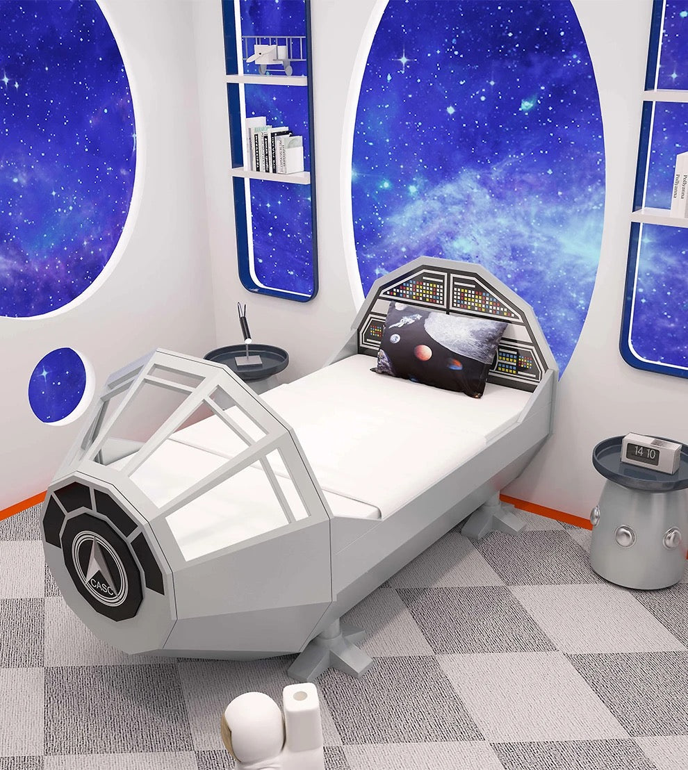 Kids Bed Creative Childrens Bedroom Furniture Space Ship Design Kids Bed