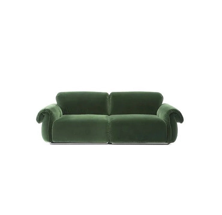 3+2+1 Seater Dark Green Velvet Fabric Sofa Set Fall Winter Living Room Furniture Design