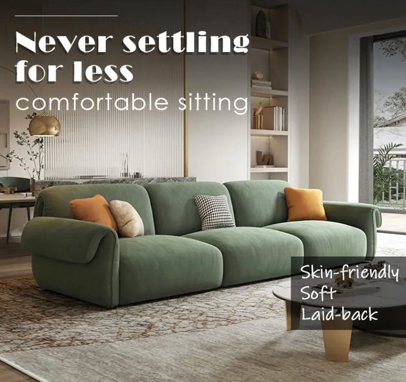 Fall Winter New Design Sofa Italian Velvet Fabric Modular Sofa Set Luxury Living Room Furnitures