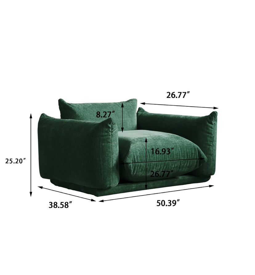 Living Room Furniture Green Velvet Couch Vintage Modular Sectional Sofa Set 7Ways Green Sofas