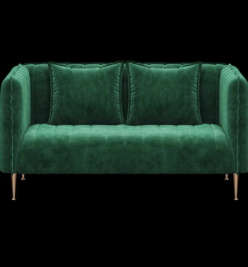 3+2+1 Sofa Set Modern Lounge Green Velvet Sofa Living Room Fall Winter New Design