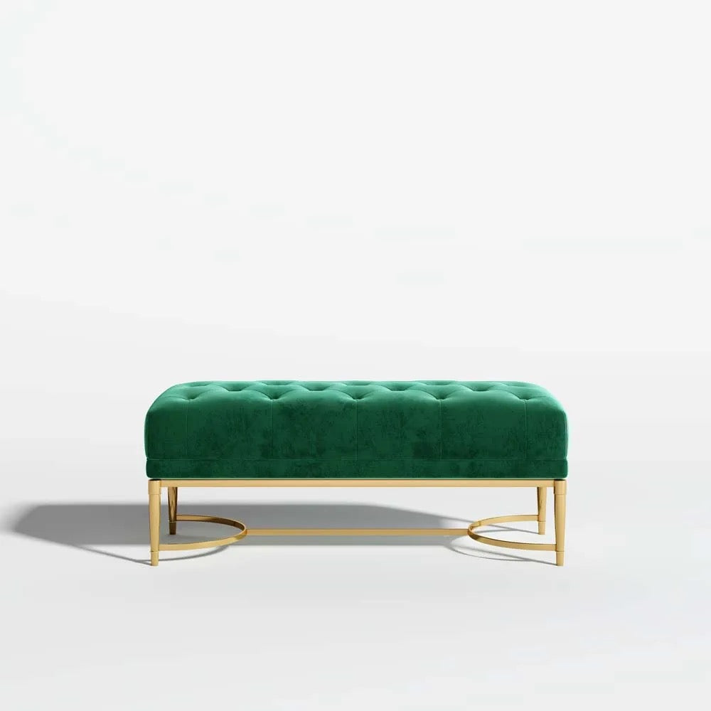 Living Room Furniture Alloy European Sofa Design Salon Green Velvet Modern Sectional Sofas