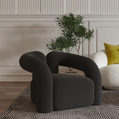 Fall Winter's Chair Nordic Accent Wool Leisure Arm Chairs