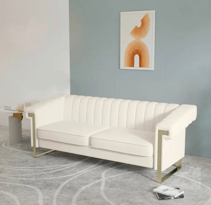 Fall Winter New Modern 3 Seater White Chesterfield Sofas Living Room Furniture Design