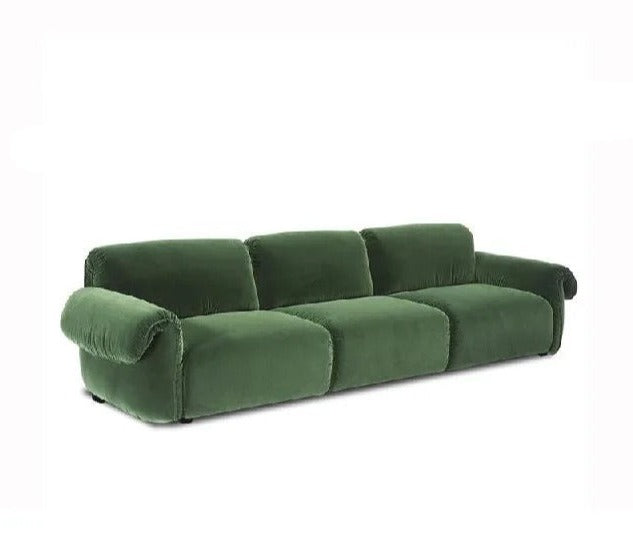 Italian Design Sofa Set Nordic Light Luxury Green Velvet Sofa Combination Home Living Room Furnitures