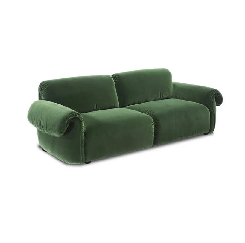 Italian Design Sofa Set Nordic Light Luxury Green Velvet Sofa Combination Home Living Room Furnitures