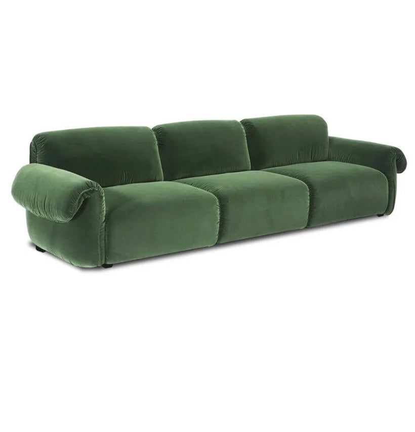 2 Seater New Design Nordic Light Green Velvet Sofa Home Living Room Furnitures