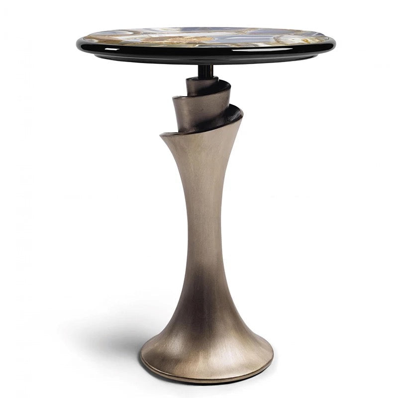 Console Table Italian High-End Luxury Furniture Entry Table Hallway Marble Console