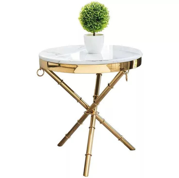 Table Original Marble Home Furnishing Modern Hand Made Gold Side Table