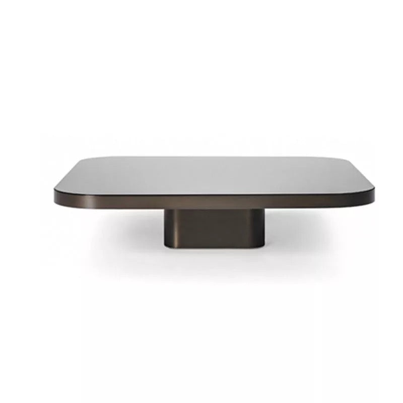 Coffee Table Stainless Steel Toughened Glass Combination Side Table