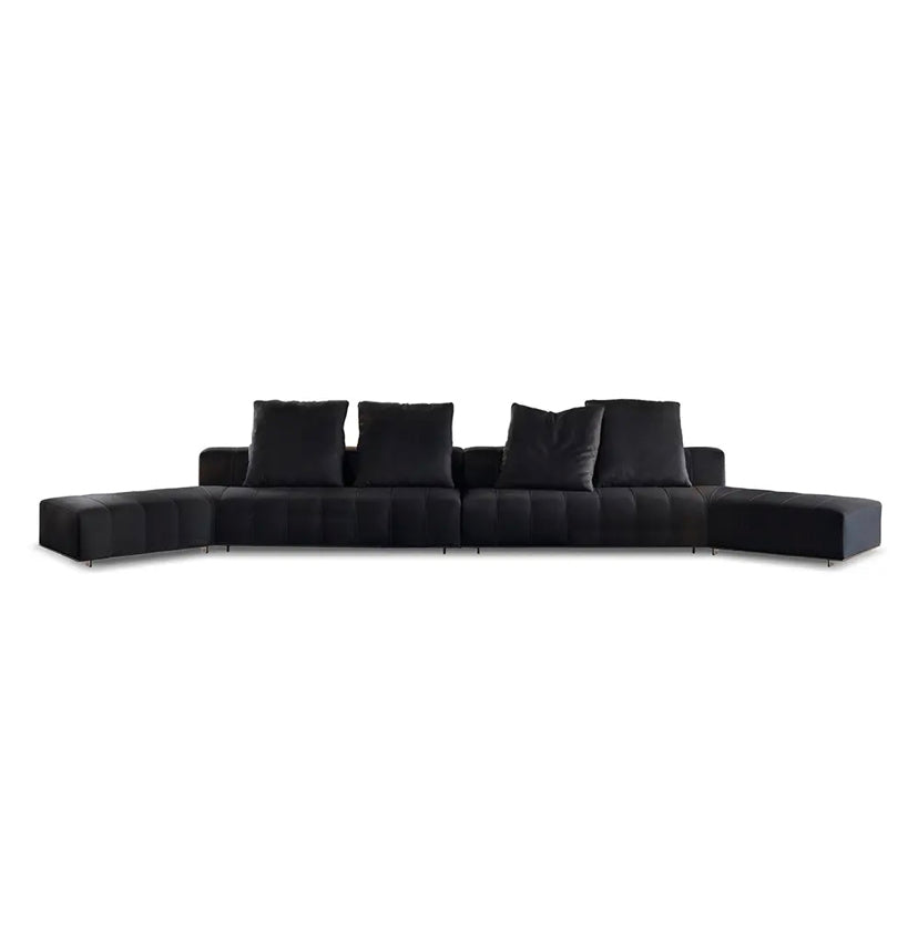 Popular Luxury Modern Design L-Shaped Sofa 4-5 Seater Sofa Living Room Salon Furniture