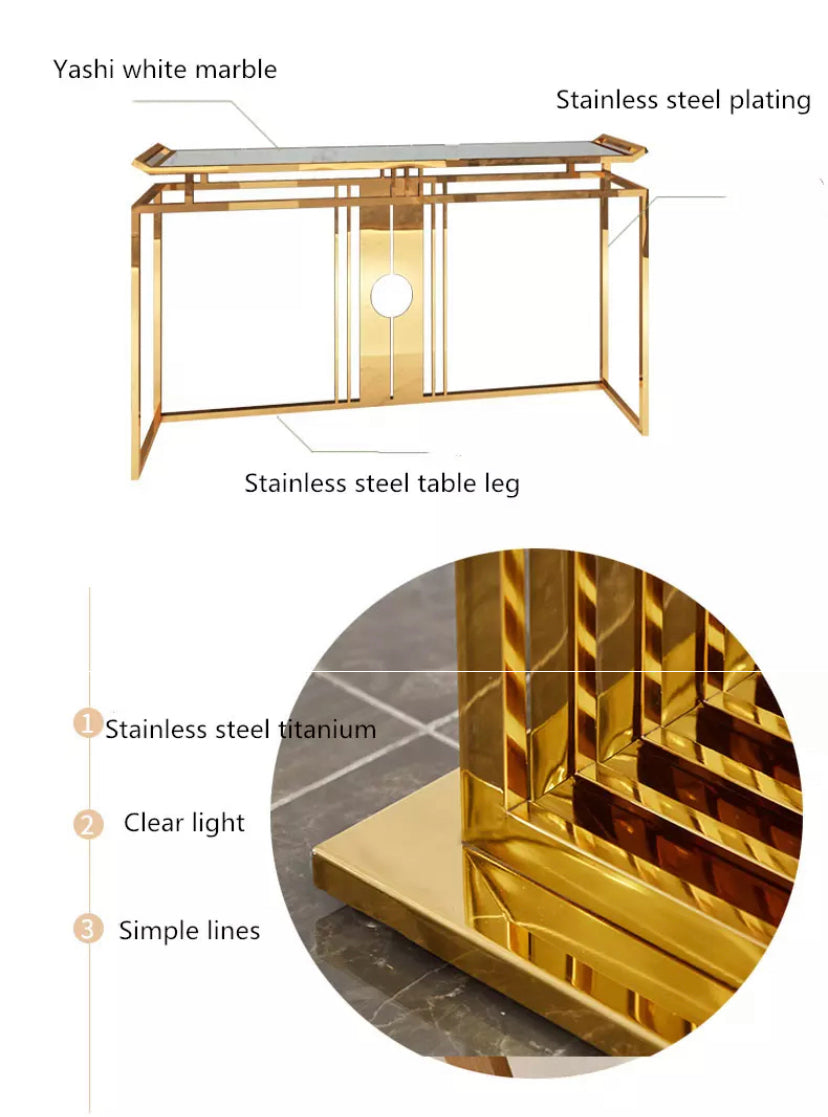 Console Living Room Luxury Wall Table Hallway Table