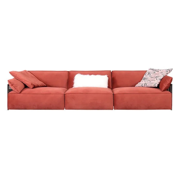 3 Seater Sofa New Minimalist Line Design Cloud Sofa Living Room Salon Furniture