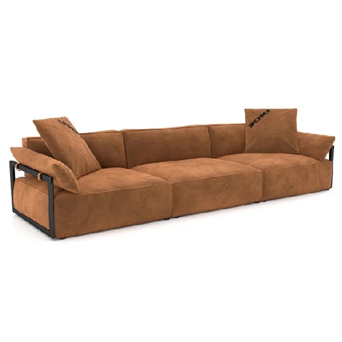 3 Seater Sofa New Minimalist Line Design Cloud Sofa Living Room Salon Furniture