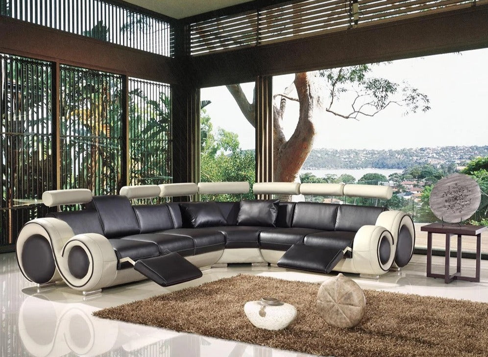 L Shaped Sofa Modern Environmentally Friendly Couch Living Room Sectional Leather Sofas