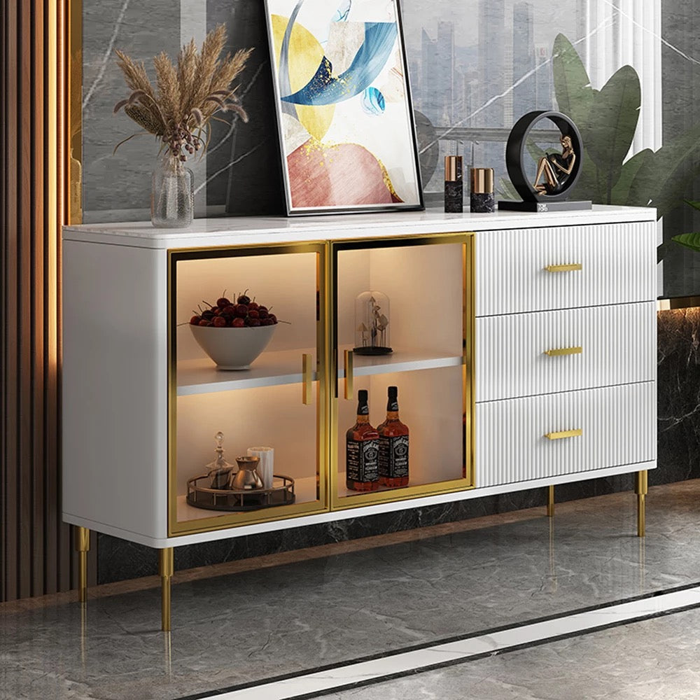 Buffets & Sideboards Living Room Furnitures Luxury Gold Sideboard