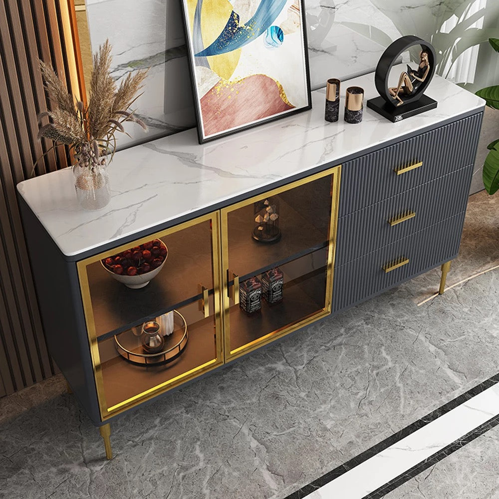 Buffets & Sideboards Living Room Furnitures Luxury Gold Sideboard