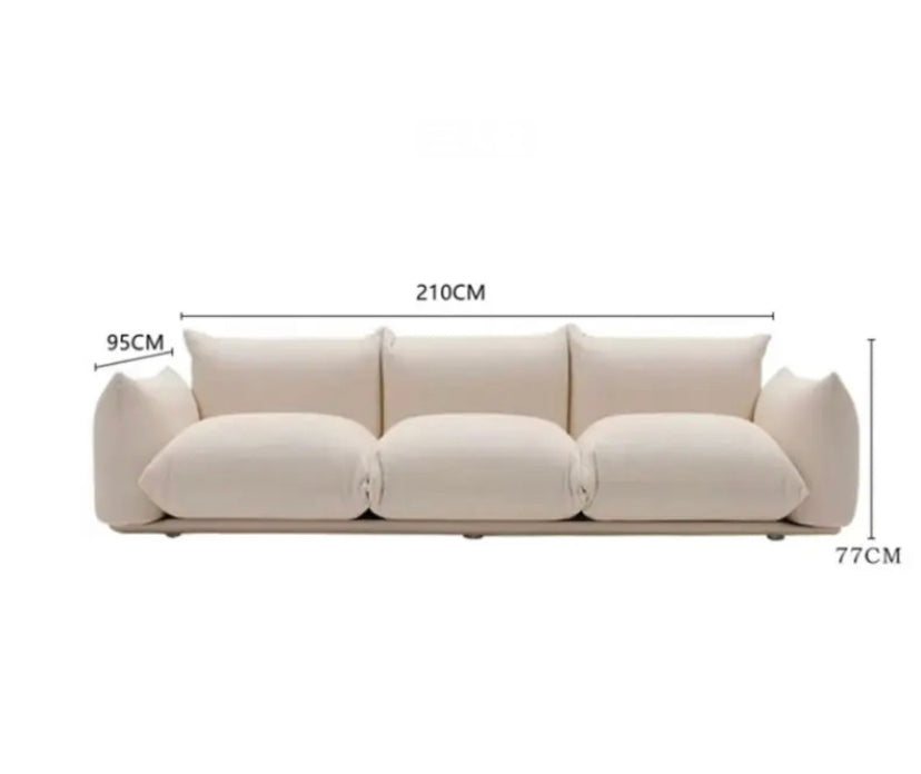 3 Seater Cloud Sofa High Quality Blue Red Orange White Cloud Salon Sofas