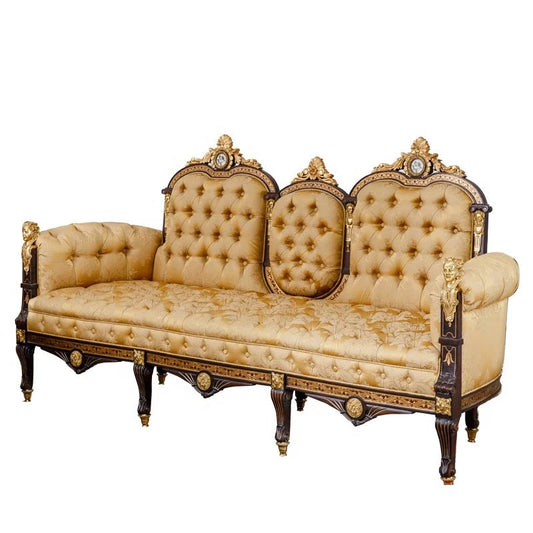 Sofa 1 Seater Noble Single Seat Sofa Unique Baroque Design Luxury Royal Furniture Sofa Set