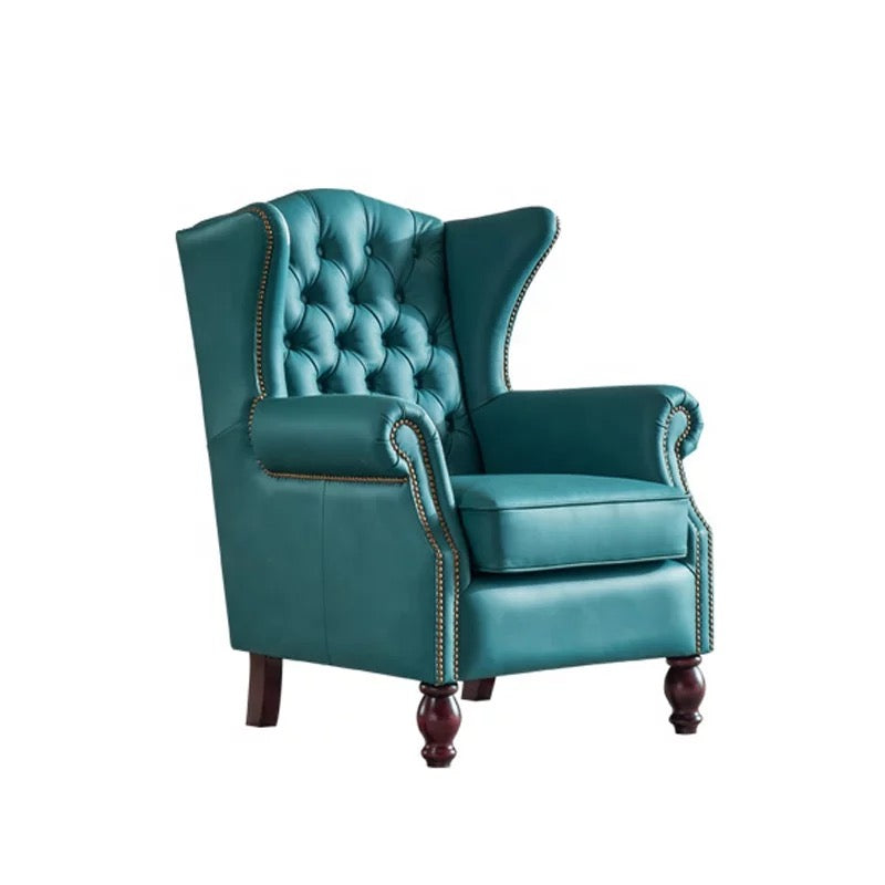 Accent Chair High Wing Back Chairs Winter's Leather Armchairs