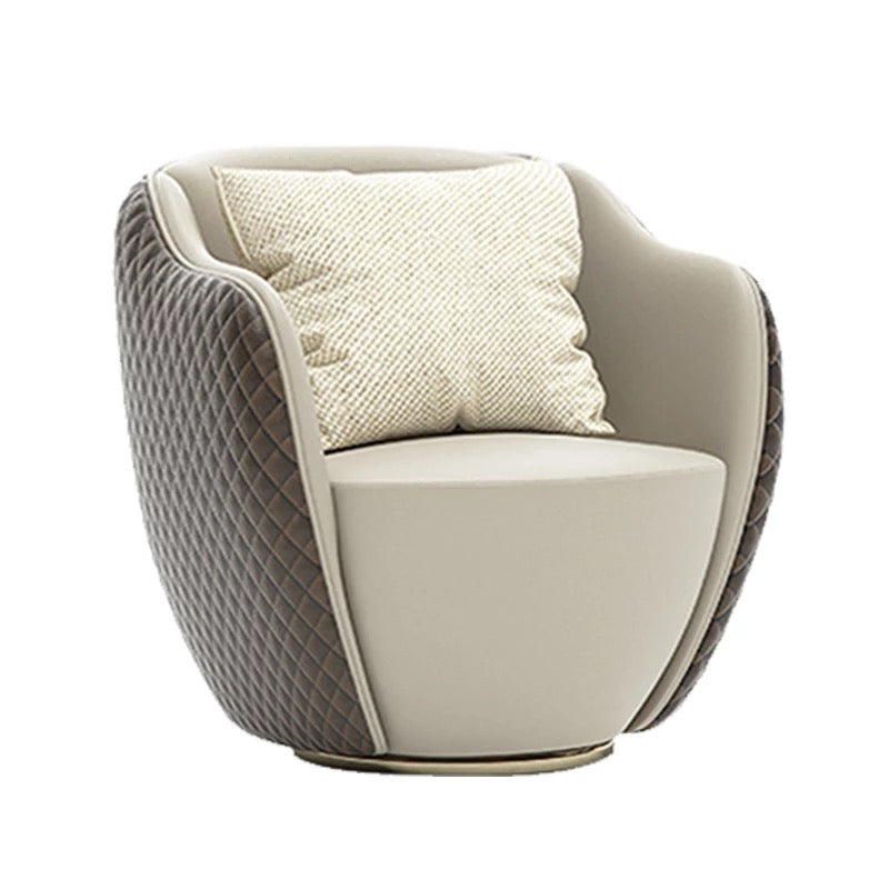 Leisure Chair Exclusive Modern Italian Leather Armchair