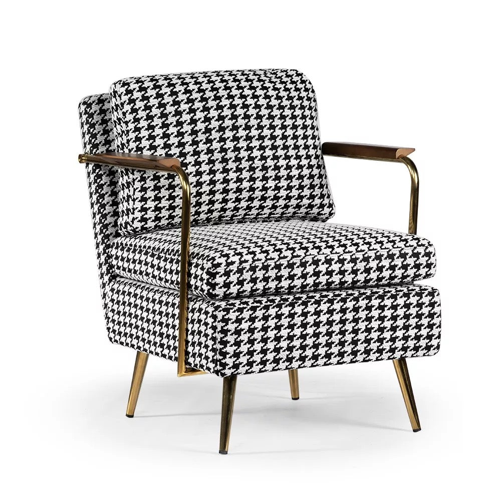 Accent Chair Modern Design Upholstery Fabric Armchair