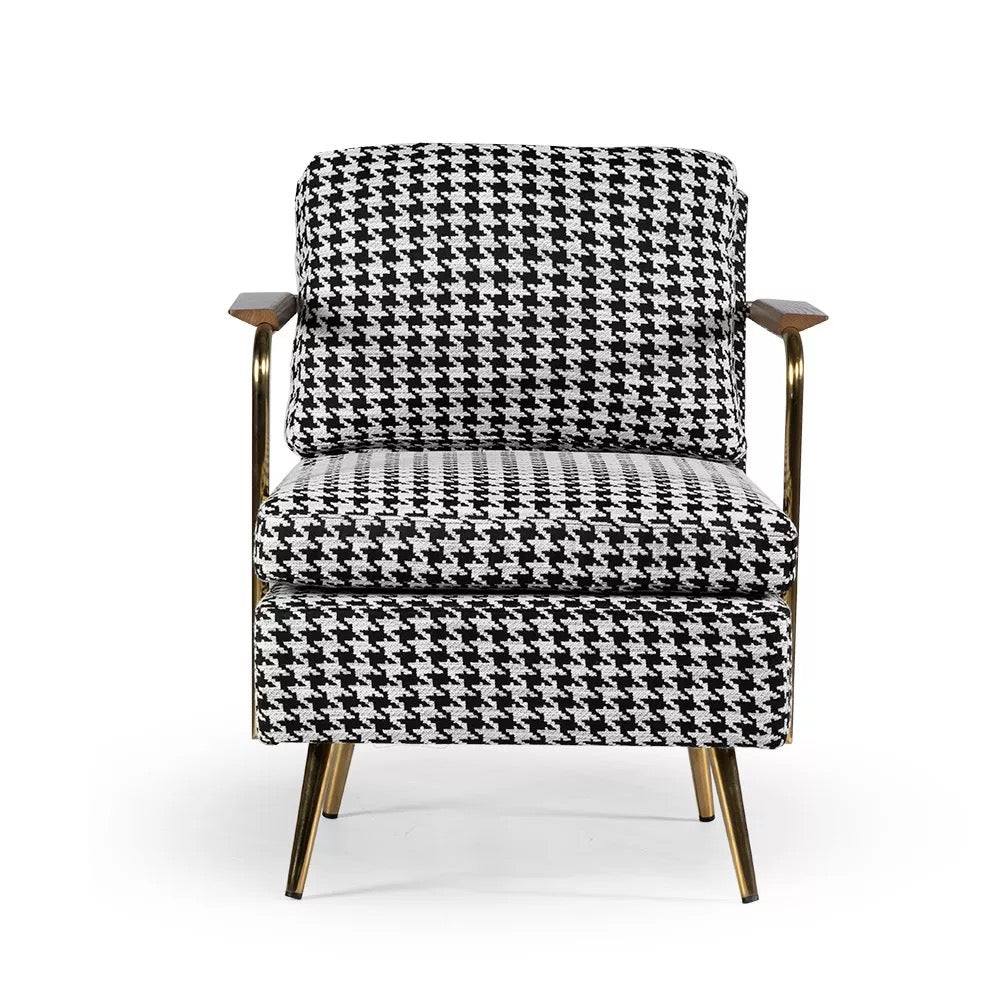 Accent Chair Modern Design Upholstery Fabric Armchair