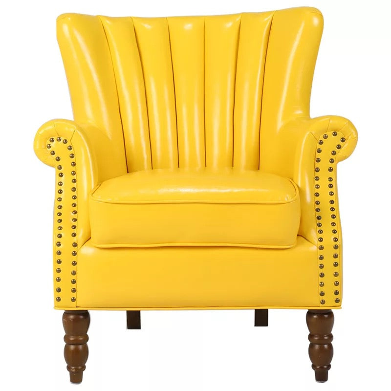 Armchair European Sessel Lobby Artistic Chesterfield Arm Chair