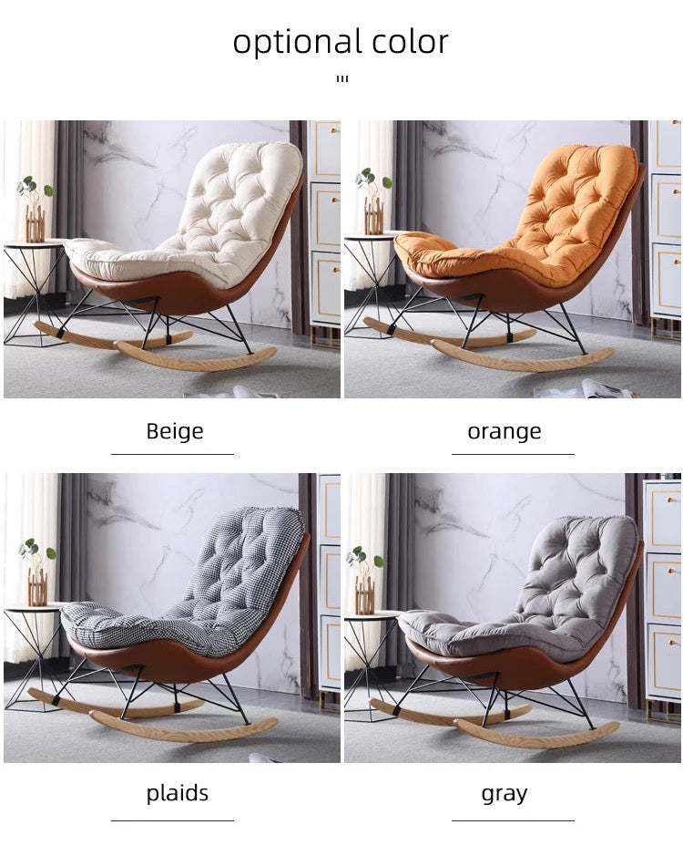 Rocking Chair Design Leisure Recliner Chair Lounge Living Room Accent Chairs