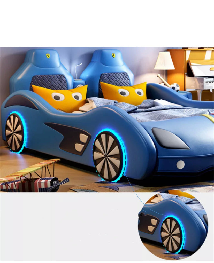 Kids Bed With Storage Music Multifunction Race Car Bed Children's Bedroom Furniture Children Beds