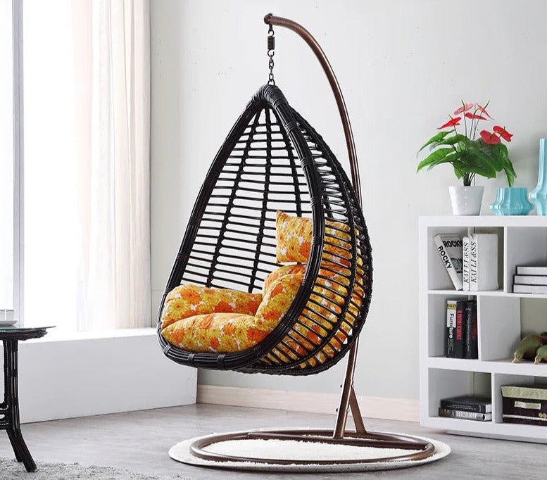 Outdoor - Indoor Furniture Rattan Chair Bird's Nest Hanging Chair Swing Living Room Balcony Hanging Basket