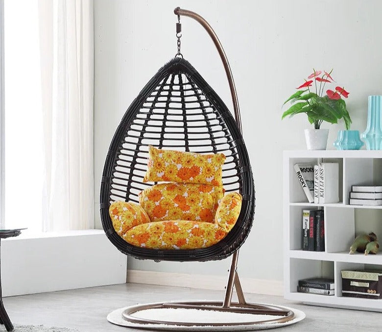 Outdoor - Indoor Furniture Rattan Chair Bird's Nest Hanging Chair Swing Living Room Balcony Hanging Basket