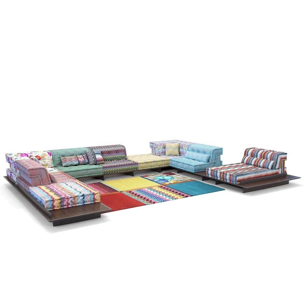 Outdoor Furniture Set Sectional Floor Sofa Set Designer Modern Outdoor Interior Furniture