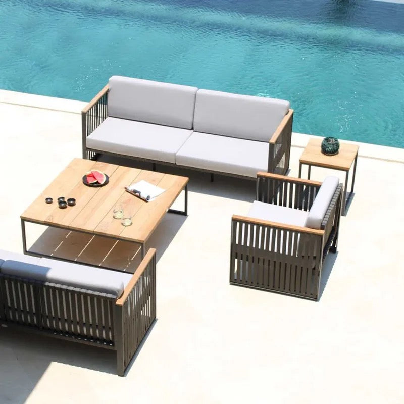 Outdoor Furniture Patio Aluminum Alloy High Quality Rattan Garden Sofa Set