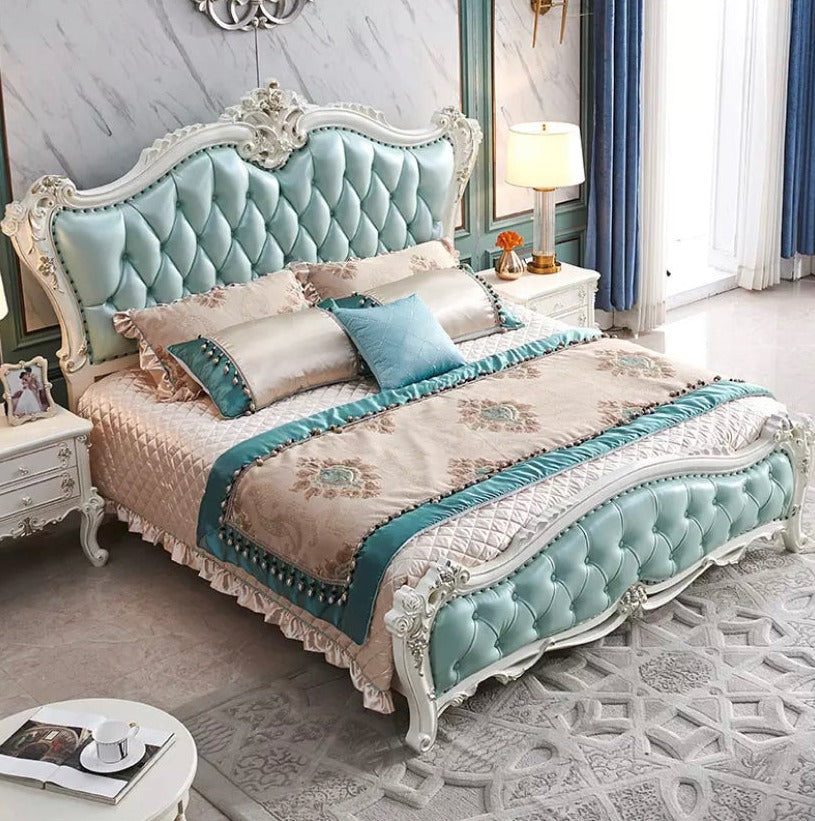 King Size Beds Furniture Bedroom Antique Style Betten Bedroom Furniture White Bed